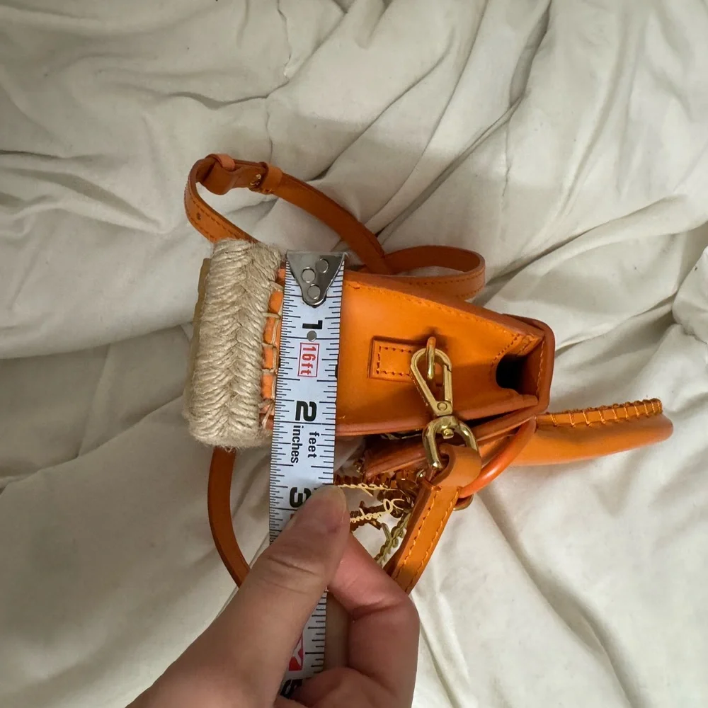 Jacquemus Orange Le Chiquito Long Cordao Bag - Picture 16 of 16